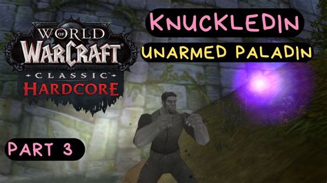 Knuckledin The Unarmed Paladin World Of Warcraft Classic Hardcore SSF