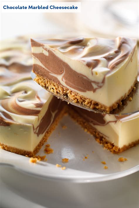 Creamy Philly Swirled With Yummy Chocolate Leave Your Guests Wanting