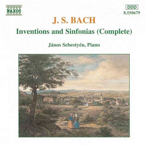 Johann Sebastian Bach Inventionen And Sinfonias Bwv 772 801 Cd Jpc