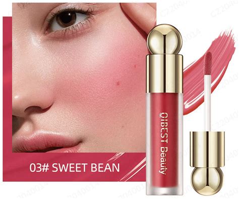 Tutunaumb Liquid Monochrome Blush Nude Makeup Clear Three Dimensional