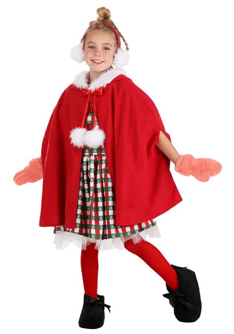 Girls Dr Seuss Storybook Cindy Lou Who Costume How The Grinch Stole