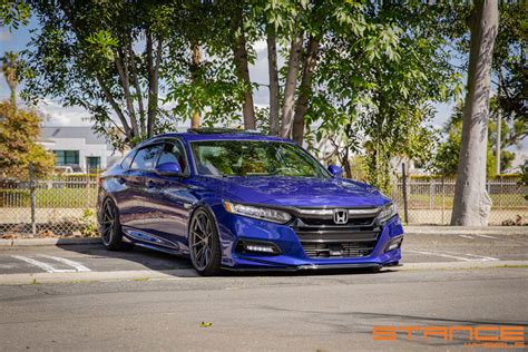 Honda Accord Sf Brushed Dual Gunmetal Stance Wheels