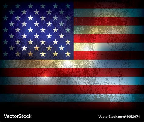 Distressed American Flag Background