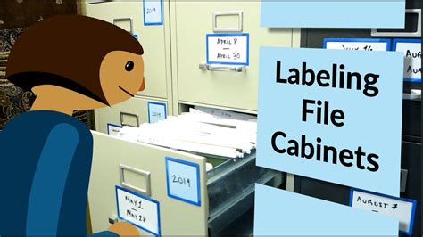 How To Label Filing Cabinet Drawers