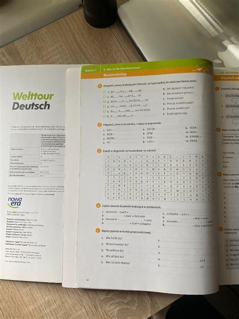 Welttour Deutsch 1 ćwiczenia i podręcznik Prabuty Kup teraz na