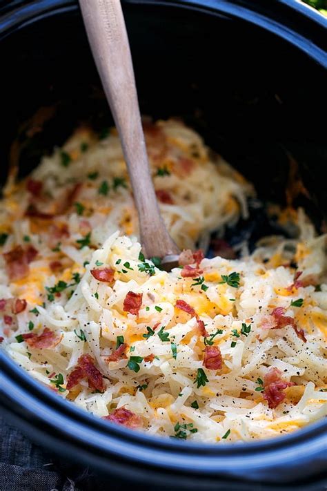 Slow Cooker Cheesy Hash Brown Recipe