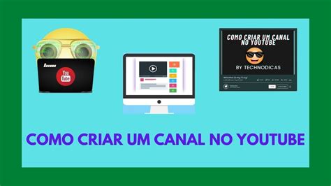 Como Criar Um Canal No Youtube Youtube