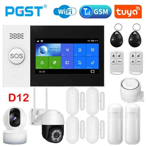 PGST 2G Wifi Alarm System Tuya Smart 433MHz Wireless Security Home