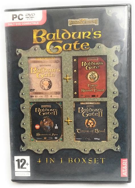 Baldurs Gate 4 In 1 Box Set Game Pc Tr