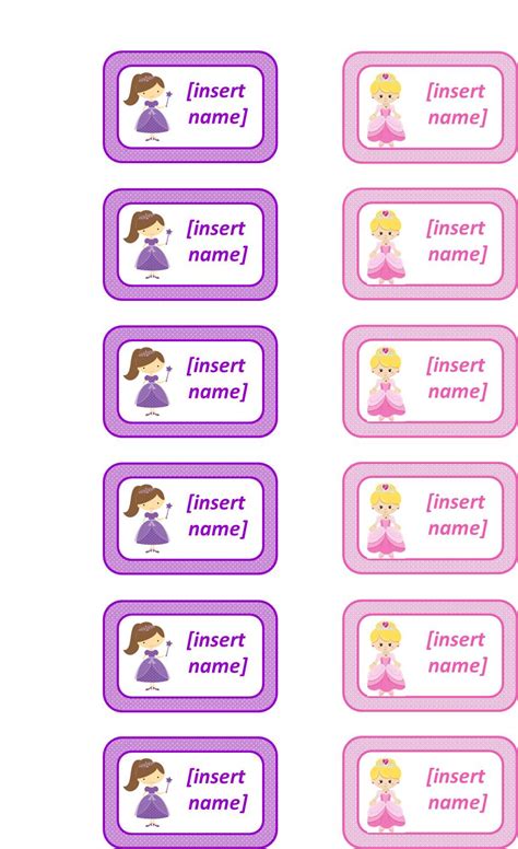 Customized Name Tags Printable