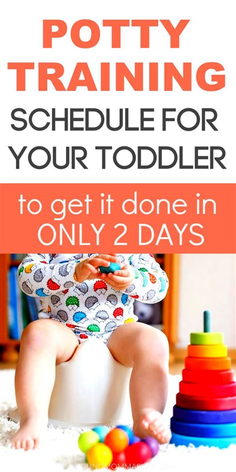 Potty Training Schedule For Toddler (& Potty Training Toddler Printable ...