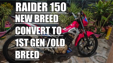 Raider New Breed Convert To Gen Old Breed Fairings And Decals