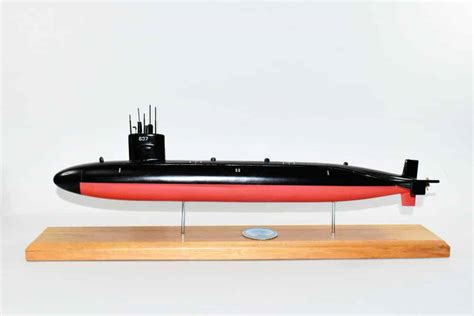 Uss Sturgeon Ssn 637 Submarine Model Us Navy Scale Model Mahogany Sturgeon Class Squadron