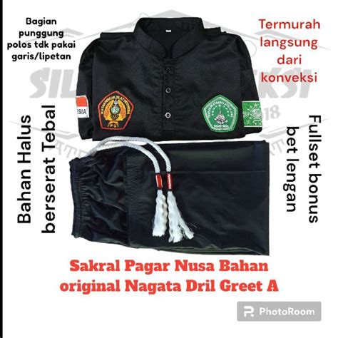 Jual Seragam Pagar Nusa Bahan Nagata Tali Warok Shopee Indonesia