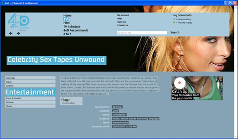 Celebrity Sex Tapes Unwound On 4oD Some People Said That T Flickr