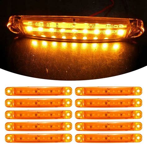 10szt Lampki lampy obrysowe obrysówki 9LED 12V 24V 11258753464