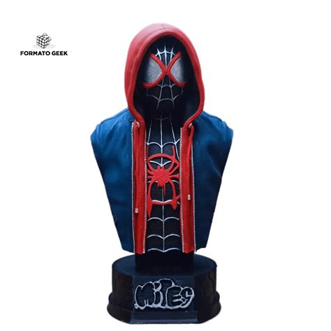 Busto Do Homem Aranha Spider Man Produzido Em D E Pintado A M O