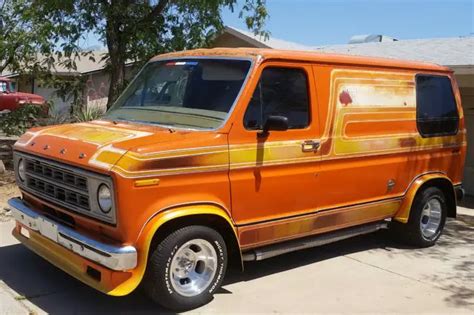 1976 One Of A Knd Ford E100 Econoline Swb Shorty Original 70s Custom