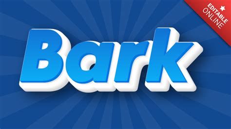 Bark D Azul Con Fondo Manga Generador De Efectos De Texto