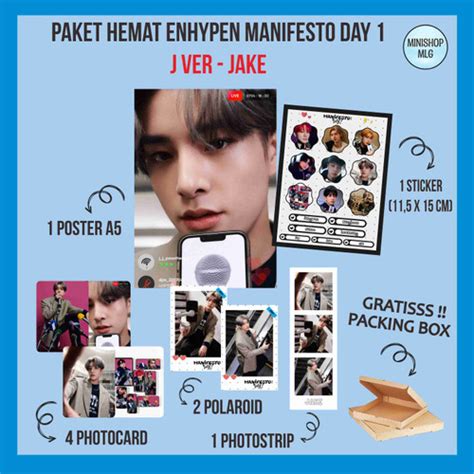 Jual Freebox Paket Hemat Enhypen Manifesto K J Ver Fankit