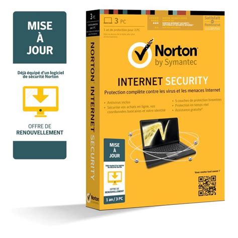 Norton Internet Security 2013 MaJ 1an 3 Postes Cdiscount Informatique