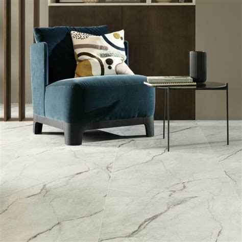 The Room Grey Marble Effect Matt Porcelain Tile