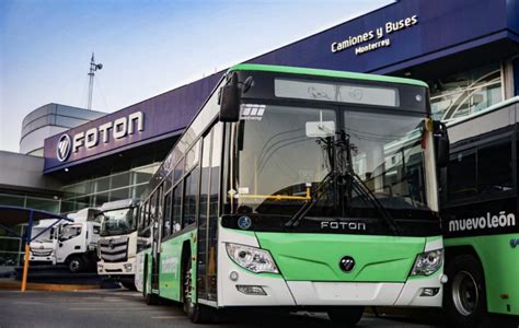 Metrorrey Recibe Los Primeros 10 Autobuses Foton Con Motor Cummins GNC