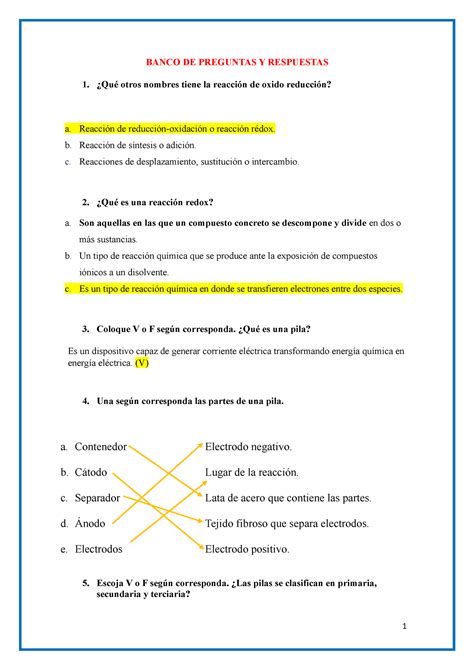 Tarea 3 BANCO DE PREGUNTAS Y RESPUESTAS BANCO DE PREGUNTAS Y