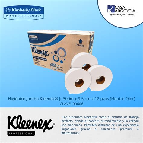 Caja De Papel Higi Nico Jumbo Jr Kleenex Con Metros Casa Argoytia