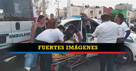 Aparatoso Accidente Entre Taxi Y Camioneta Deja Dos Lesionados