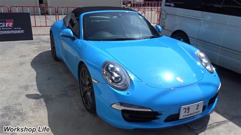 Baby Blue How Cute Are You Porsche 911 Targa 4s Youtube