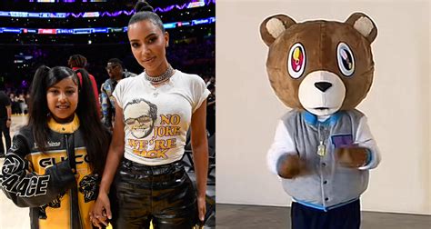 North West Dresses as Dad Kanye West’s ‘Graduation’ Bear for Halloween ...