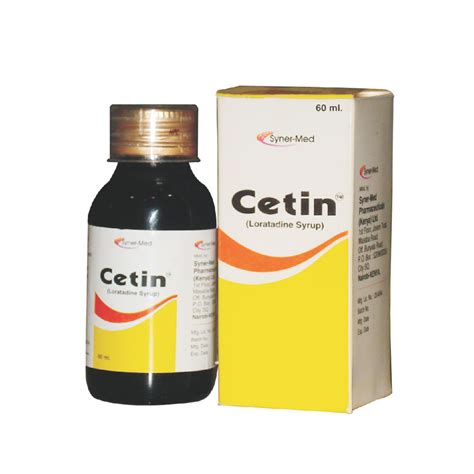 Cetin Syrup I Syner Med Pharmaceuticals