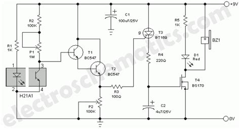 Smoke Detector Alarm Circuit