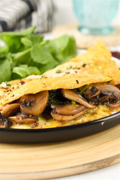 Spinach Mushroom Omelette Sweet As Honey