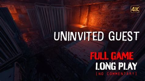 Uninvited Guest Full Game Longplay Walkthrough 4k No Commentary