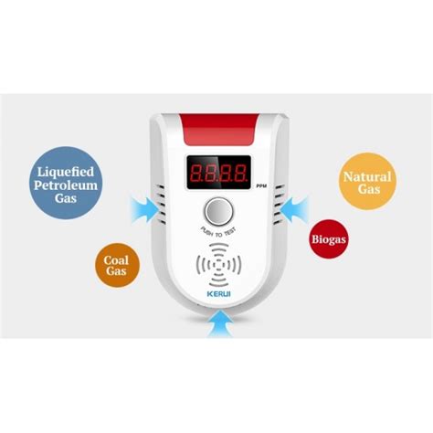 Kerui Gd Lpg Gas Detector Alarm Wireless Digital Led Display Price In