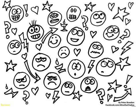 Emoji Printable Coloring Pages