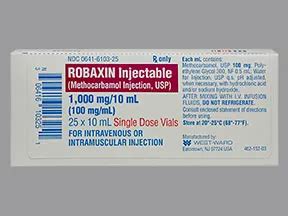 Robaxin Injection : Uses, Side Effects, Interactions, Pictures ...