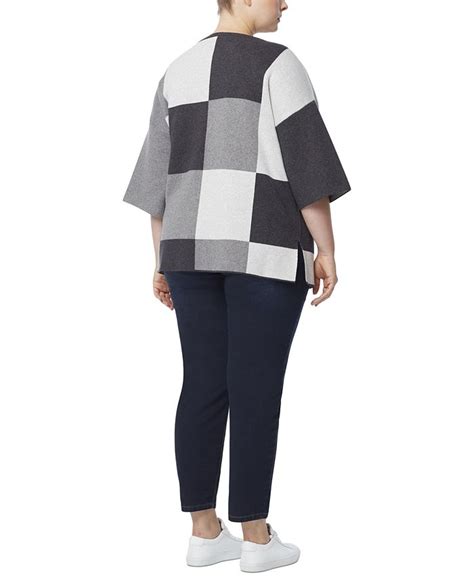 Jones New York Plus Size Colorblocked Top Macys