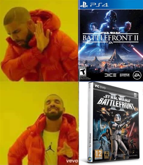 El Titulo Esta Ahorrando Para Su Ps4 Y El Battlefront II Meme Subido