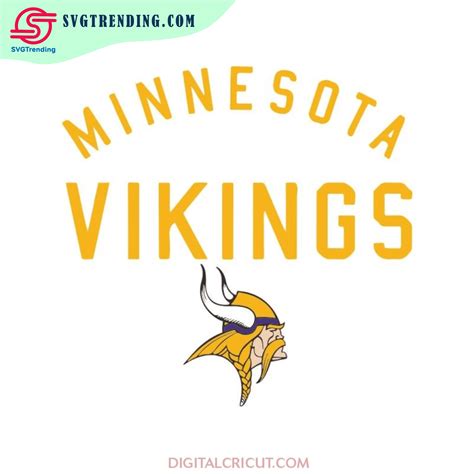 Minnesota Vikings Svg Go Vikings Svg Vikings Logo Svg Nfl Svg