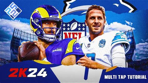 Nfl 2k24 Rams At Lions 🏈 Rosters Out Now Week 1 Multi Tap Pcsx2 Tutorial Youtube