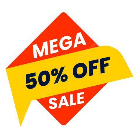 Mega Sale Up To 50 Off Offer Banner Sale And Discount Offer Banner Up