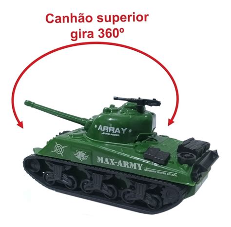 Tanque De Guerra De Brinquedo - Brinquedo Tanque De Guerra Militar Blindado Miniatura Verde ...