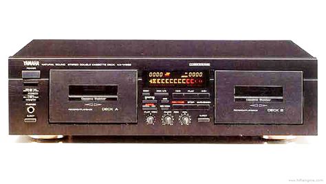 Yamaha Kx W Double Cassette Deck Manual Hifi Engine