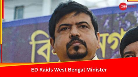 ED Raids West Bengal Minister Sujit Boses Premises Over Municipal Jobs