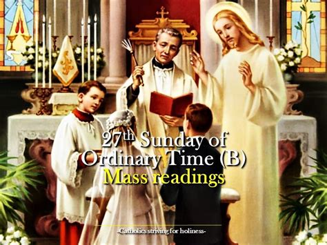 Th Sunday In Ordinary Time B Mass Prayers And Readings Catholics