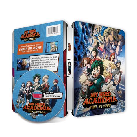 My Hero Academia Two Heroes Steelbook Blu Ray Crunchyroll Store