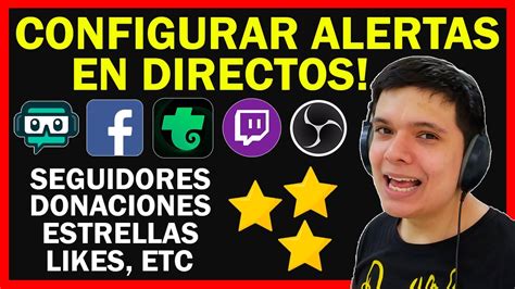 Como Poner Alertas En Obs Studio Youtube